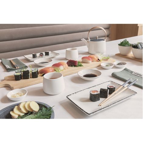  Set 3 bols de service avec plateau en bambou Ukiyo