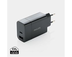 Chargeur Mural Philips, USB 30W Ultra Rapide