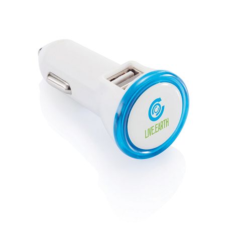 Double chargeur allume-cigare USB 2.1A