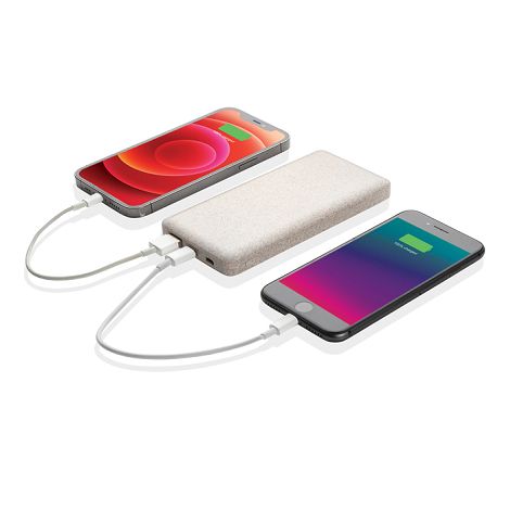  Powerbank en fibre de paille de blé 10.000 mAh