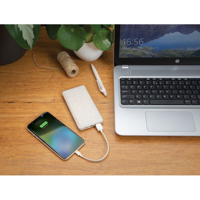  Powerbank en fibre de paille de blé 10.000 mAh