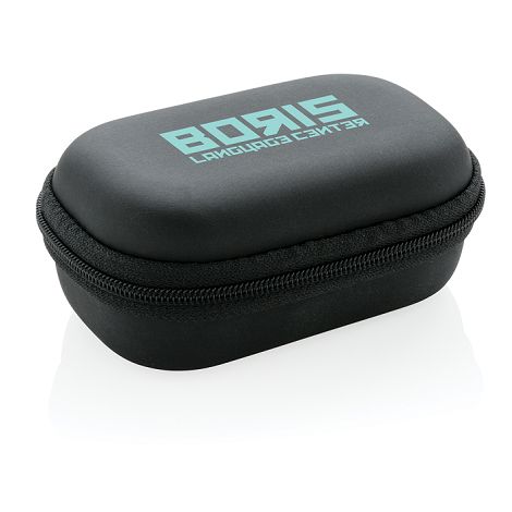 Ecouteurs sport TWS dans son boitier de charge