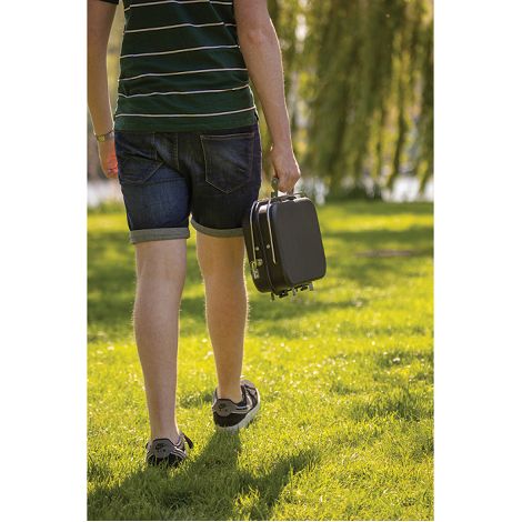 Barbecue portable format valise