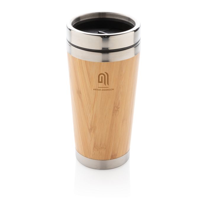  Mug double paroi en bambou