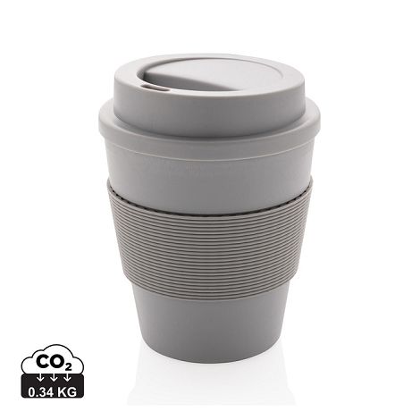  Mug en PP recyclable avec couvercle à vis 350ml