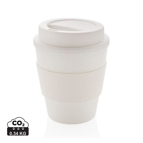  Mug en PP recyclable avec couvercle à vis 350ml