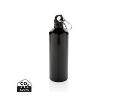 Bouteille d'eau XL en aluminium avec mousqueton