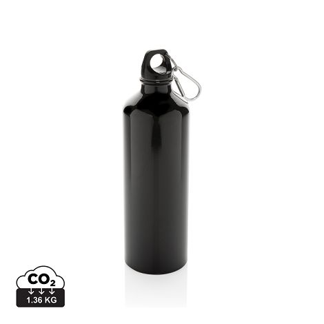 Bouteille d'eau XL en aluminium avec mousqueton