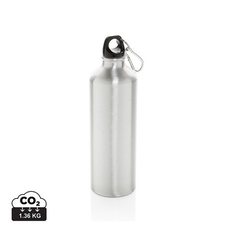 Bouteille d'eau XL en aluminium avec mousqueton