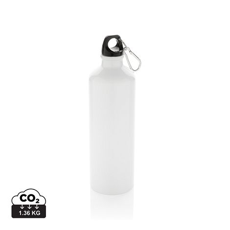 Bouteille d'eau XL en aluminium avec mousqueton