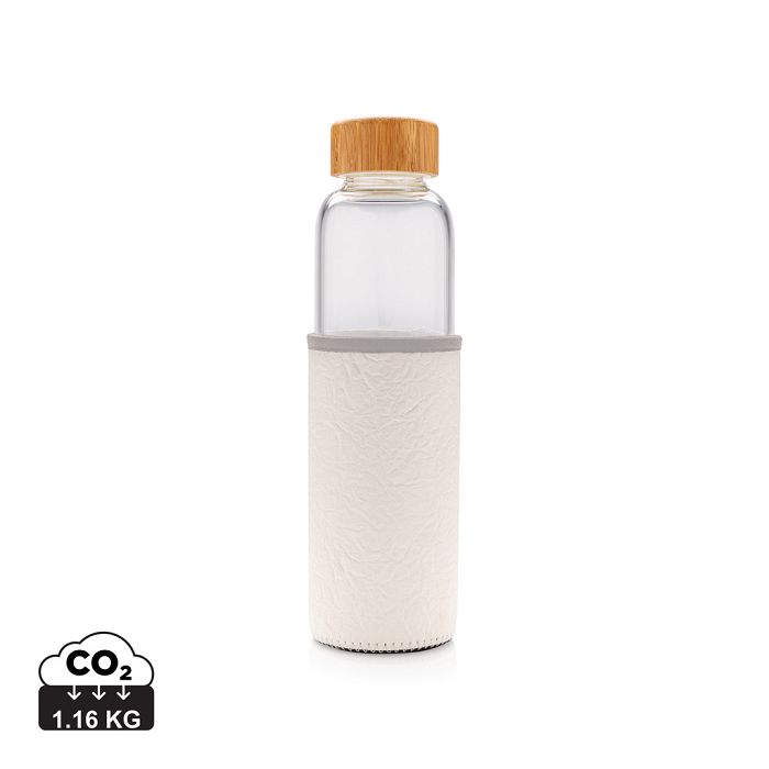  Bouteille en verre borosilicaté avec housse texturé