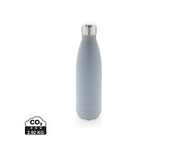 Bouteille isotherme en acier avec effet réfléchissant