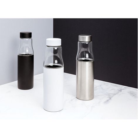 Bouteille isotherme étanche en verre Hybrid