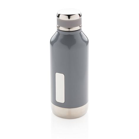 Bouteille étanche avec plaque