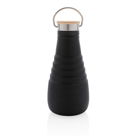 Bouteille en silicone pliable étanche