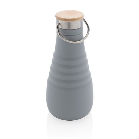 Bouteille en silicone pliable étanche