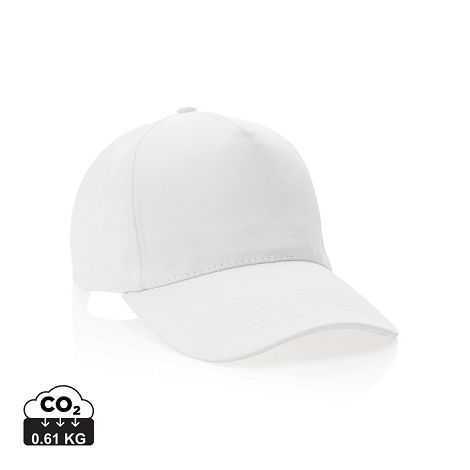  Casquette 5 panneaux en coton recyclé 280gr IMPACT