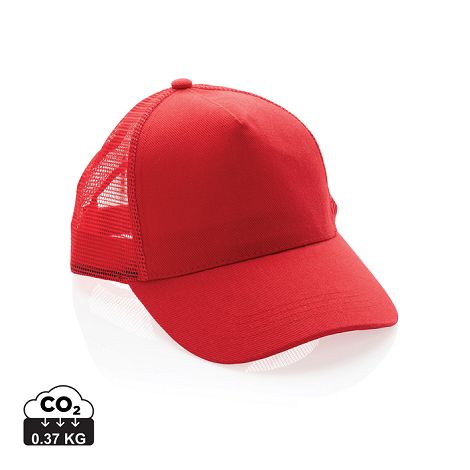 Casquette de routier 5 panneaux coton recyclé Impact AWARE™ - CAINAN