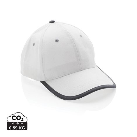  Casquette contraste 6 panneaux coton recyclé Impact AWARE™