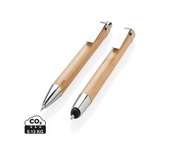 Set stylos en bambou