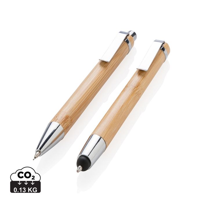  Set stylos en bambou