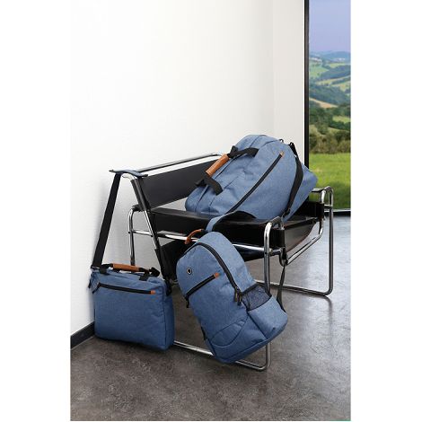 Sacoche pour ordinateur portable double ton sans PVC