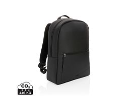 Sac à dos pour ordinateur portable en cuir végétalien Swiss