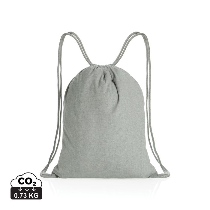  Sac à dos cordelettes en coton recyclé 145 gr Impact AWARE™