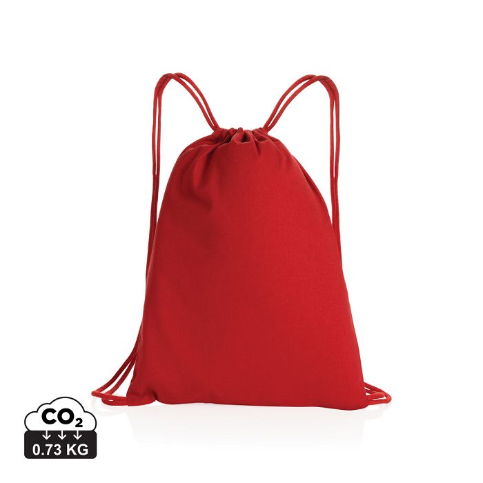  Sac à dos cordelettes en coton recyclé 145 gr Impact AWARE™