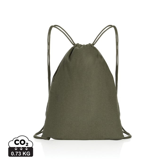  Sac à dos cordelettes en coton recyclé 145 gr Impact AWARE™