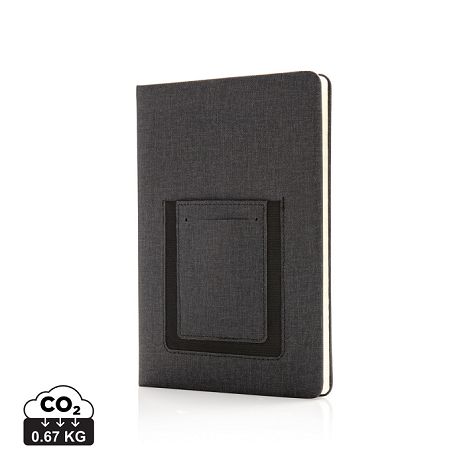  Carnet de notes A5 avec pochette téléphone