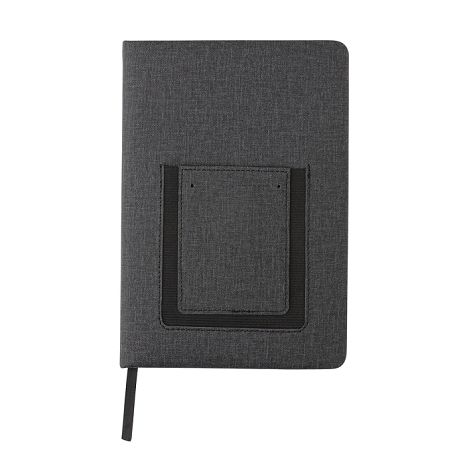 Carnet de notes A5 avec pochette téléphone