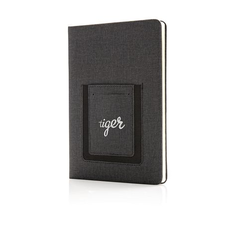  Carnet de notes A5 avec pochette téléphone