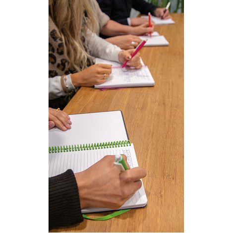 Carnet de notes A5 à spirale et couverture grise
