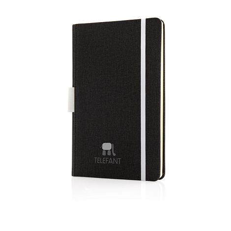 Carnet de notes A5 avec porte-stylo