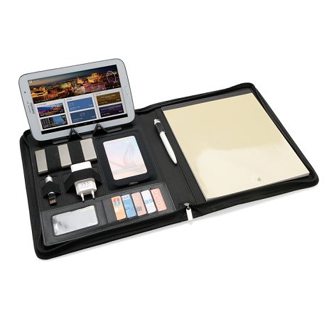 Conférencier technique A4 à fermeture zippée