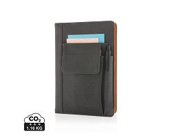 Carnet de notes avec pochette pour téléphone