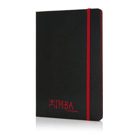 Carnet A5 à couverture rigide et bord coloré