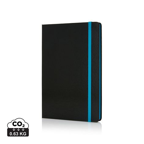 Carnet A5 à couverture rigide et bord coloré