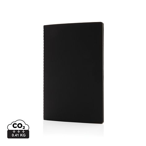 Carnet de notes A5 avec couverture souple et bord coloré