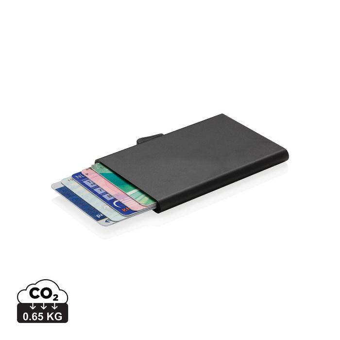  Porte-cartes en aluminium anti RFID C-Secure