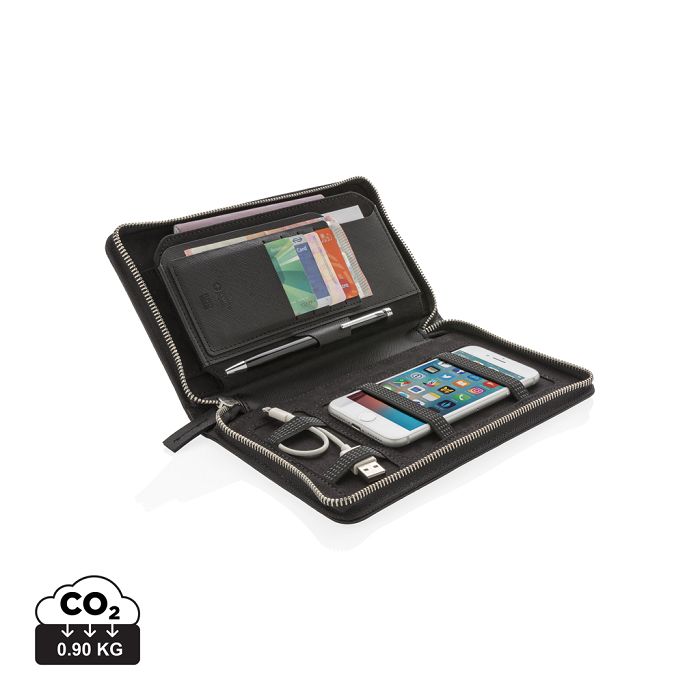  Portefeuille de voyage anti RFID Swiss Peak Héritage