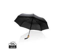 Parapluie 21" automatique rPET 190T et bambou Impact AWARE™