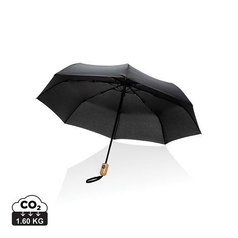  Parapluie 21" automatique rPET 190T et bambou Impact AWARE™