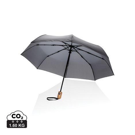  Parapluie 21" automatique rPET 190T et bambou Impact AWARE™