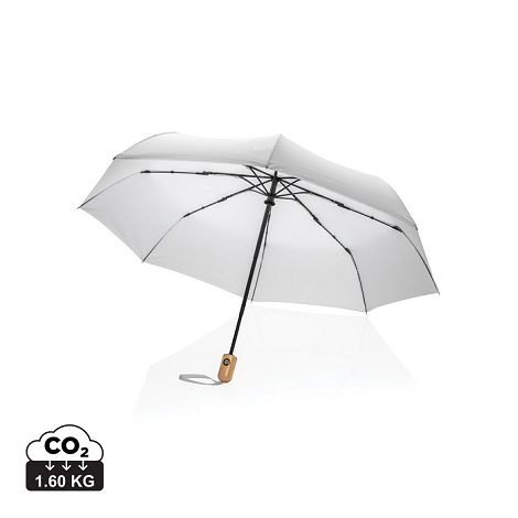  Parapluie 21" automatique rPET 190T et bambou Impact AWARE™