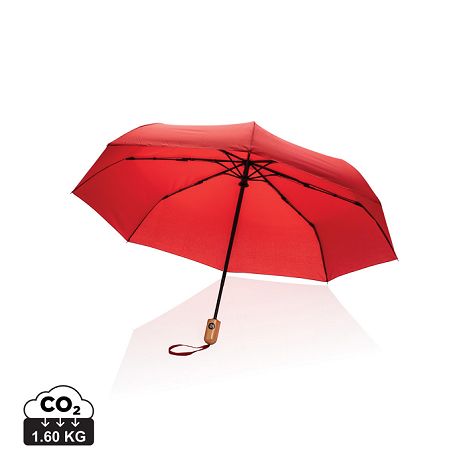  Parapluie 21" automatique rPET 190T et bambou Impact AWARE™