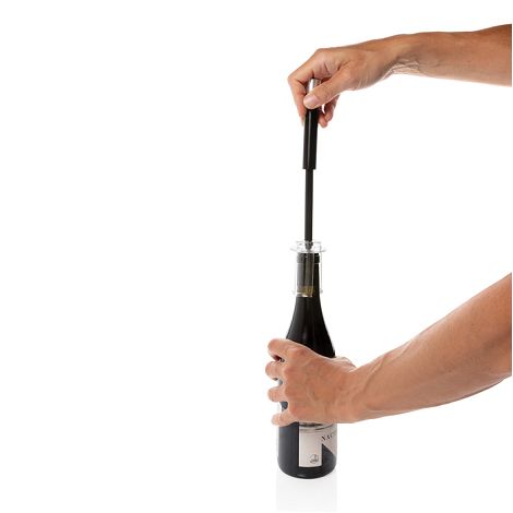 Tire-bouchon pneumatique en métal Vino Deluxe