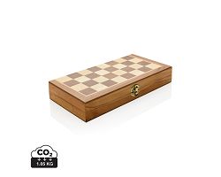 Jeu d'échecs pliable en bois