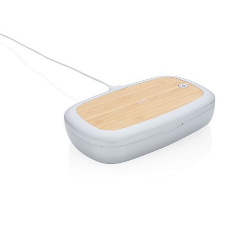 Boîte de stérilisation UV-C avec chargeur sans fil 5W Rena